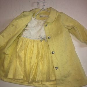 Cute little coat and dress for baby !!